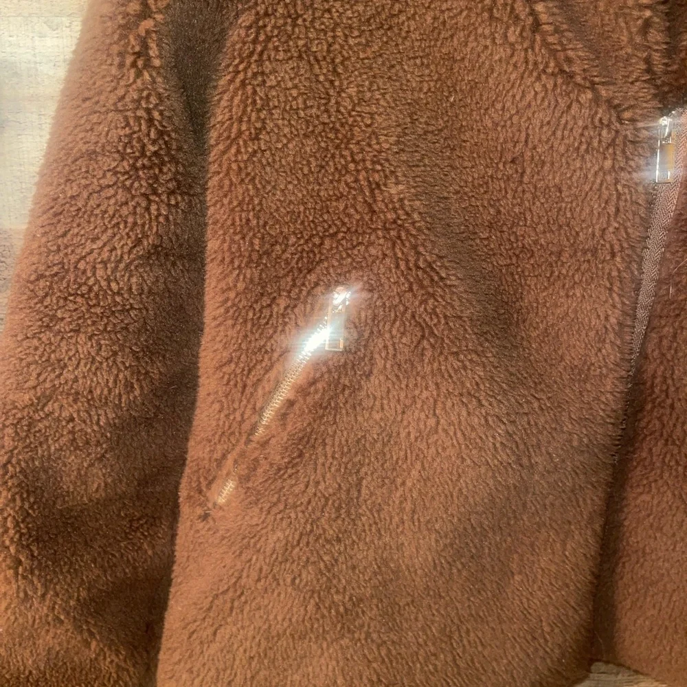 1 Sunset Lane Faux Fur Teddy Jacket Coat - Picture 3 of 7